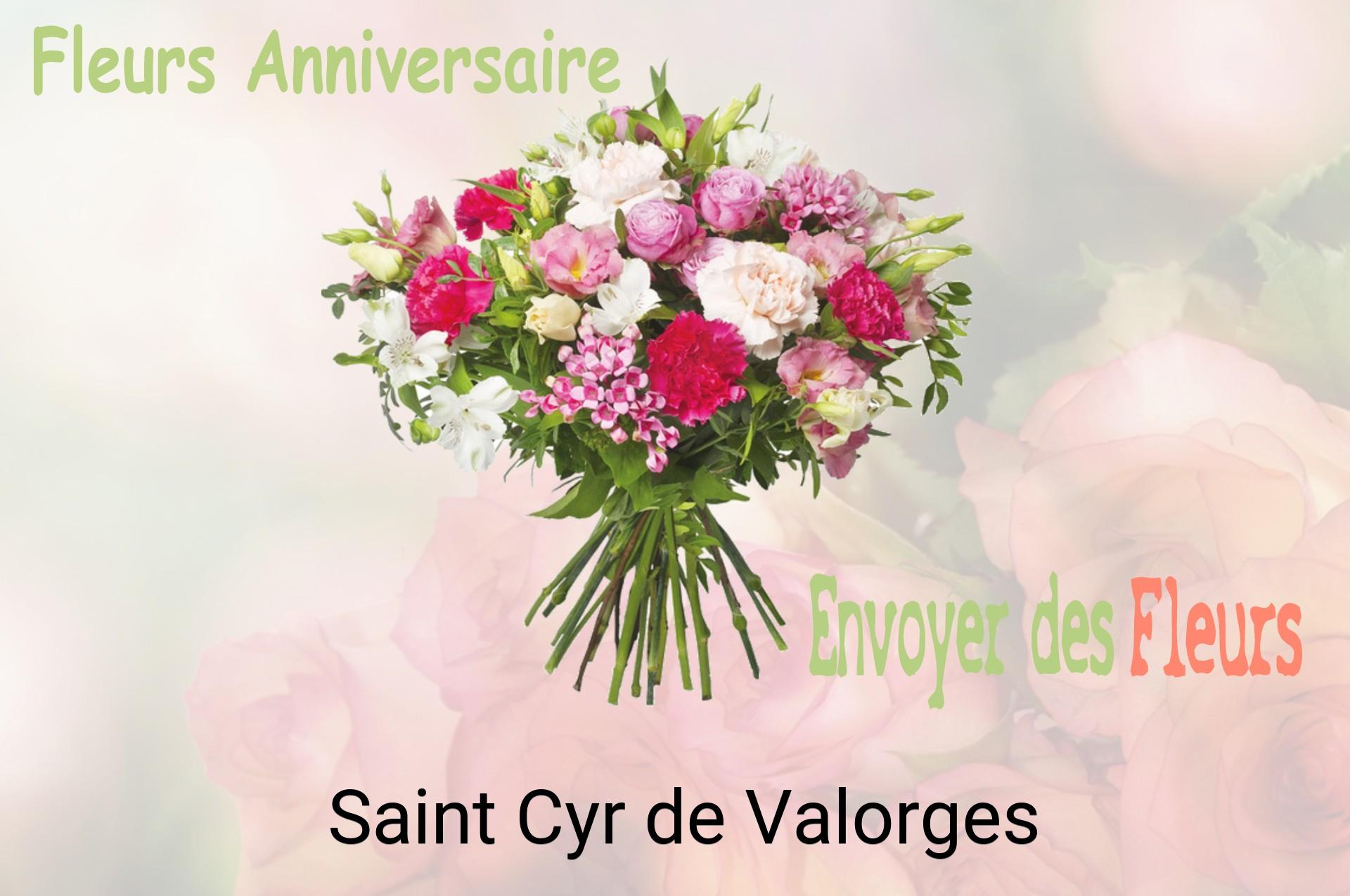Bouquet de fleurs d’anniversaire livré à Saint-Cyr-de-Valorges