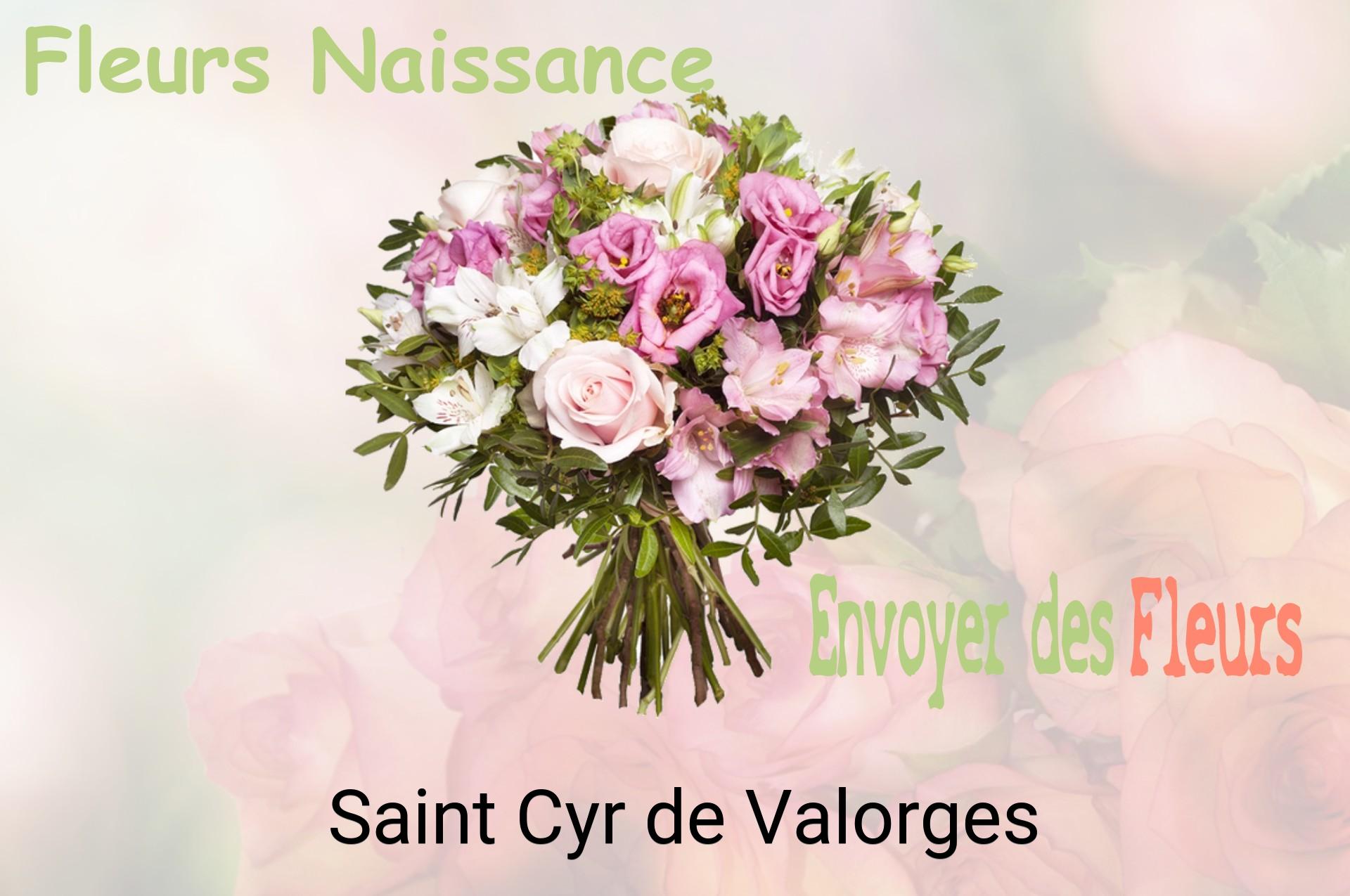Bouquet de fleurs de naissance livré à Saint-Cyr-de-Valorges